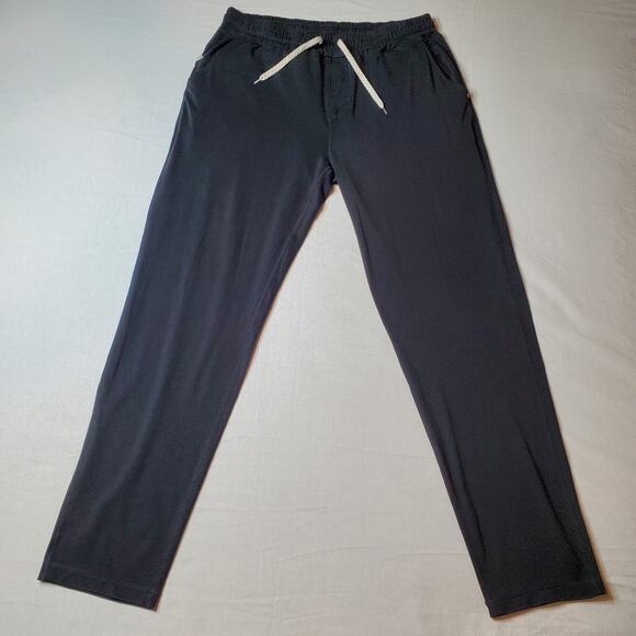 Vuori Men's Size XXL Ponto Performance Pant Stretch Drawstring Black - Picture 4 of 7
